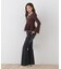 ＜a／mie＞フレアーデニムパンツ 26AW
