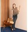 ＜a／mie＞フレアーデニムパンツ 26AW