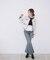 ＜a／mie＞フレアーデニムパンツ 26AW