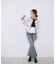 ＜a／mie＞フレアーデニムパンツ 26AW