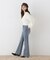 ＜a／mie＞フレアーデニムパンツ 26AW
