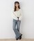 ＜a／mie＞フレアーデニムパンツ 26AW