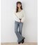 ＜a／mie＞フレアーデニムパンツ 26AW