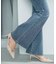 ＜a／mie＞フレアーデニムパンツ 26AW