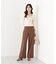＜a／mie＞レースハイウエストワイドデニムパンツ 26AW