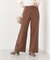 ＜a／mie＞レースハイウエストワイドデニムパンツ 26AW