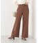 ＜a／mie＞レースハイウエストワイドデニムパンツ 26AW