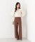 ＜a／mie＞レースハイウエストワイドデニムパンツ 26AW