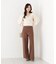 ＜a／mie＞レースハイウエストワイドデニムパンツ 26AW