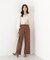 ＜a／mie＞レースハイウエストワイドデニムパンツ 26AW