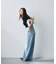 ＜a／mie＞レースハイウエストワイドデニムパンツ 26AW