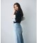 ＜a／mie＞レースハイウエストワイドデニムパンツ 26AW