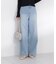 ＜a／mie＞レースハイウエストワイドデニムパンツ 26AW