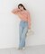 ＜a／mie＞レースハイウエストワイドデニムパンツ 26AW