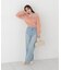 ＜a／mie＞レースハイウエストワイドデニムパンツ 26AW