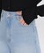 ＜a／mie＞レースハイウエストワイドデニムパンツ 26AW