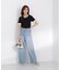 袖リボン総針ニットトップス 26AW