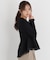 シアー切り替えペプラムニット 26AW