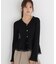 シアー切り替えペプラムニット 26AW