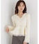 シアー切り替えペプラムニット 26AW