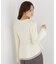 シアー切り替えペプラムニット 26AW