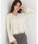 シアー切り替えペプラムニット 26AW