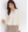 シアー切り替えペプラムニット 26AW