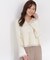 シアー切り替えペプラムニット 26AW