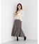 シアー切り替えペプラムニット 26AW