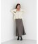 シアー切り替えペプラムニット 26AW