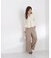 シアー切り替えペプラムニット 26AW