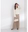 シアー切り替えペプラムニット 26AW