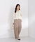 シアー切り替えペプラムニット 26AW