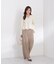 シアー切り替えペプラムニット 26AW
