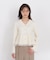シアー切り替えペプラムニット 26AW