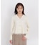 シアー切り替えペプラムニット 26AW