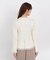 シアー切り替えペプラムニット 26AW