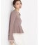 シアー切り替えペプラムニット 26AW