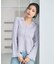 シアー切り替えペプラムニット 26AW
