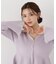 シアー切り替えペプラムニット 26AW