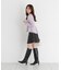 シアー切り替えペプラムニット 26AW