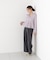 シアー切り替えペプラムニット 26AW