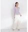 シアー切り替えペプラムニット 26AW