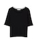 半袖部分シアーリブニット 26AW