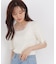 半袖部分シアーリブニット 26AW