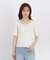 半袖部分シアーリブニット 26AW