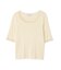 半袖部分シアーリブニット 26AW