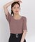 半袖部分シアーリブニット 26AW