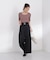 半袖部分シアーリブニット 26AW