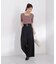 半袖部分シアーリブニット 26AW